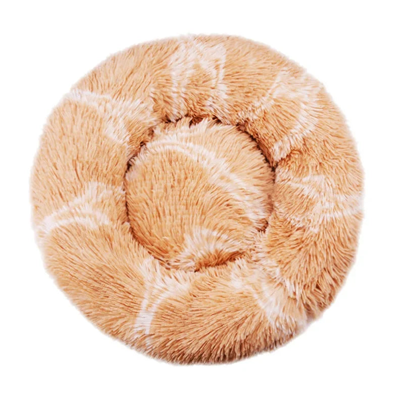 Corduroy Plush Pet Bed – Warm, Washable & Non-Slip Bed for Dogs and Cats