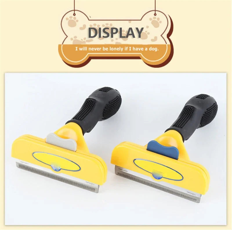 Pet Hair Removal Comb – Anti-Shedding Grooming Brush for Cats & Dogs (Long & Short Hair)