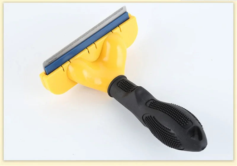 Pet Hair Removal Comb – Anti-Shedding Grooming Brush for Cats & Dogs (Long & Short Hair)