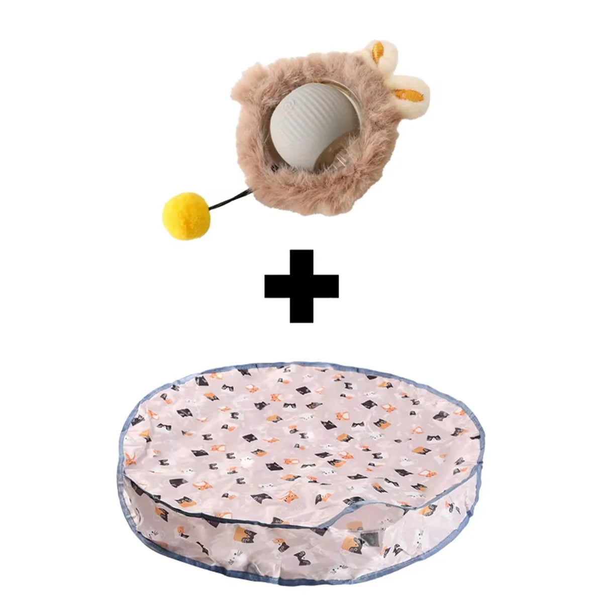 Interactive Slow Feeder Pet Bowl – Non-Slip Plastic Tableware for Dogs and Cats (Blue & Pink)