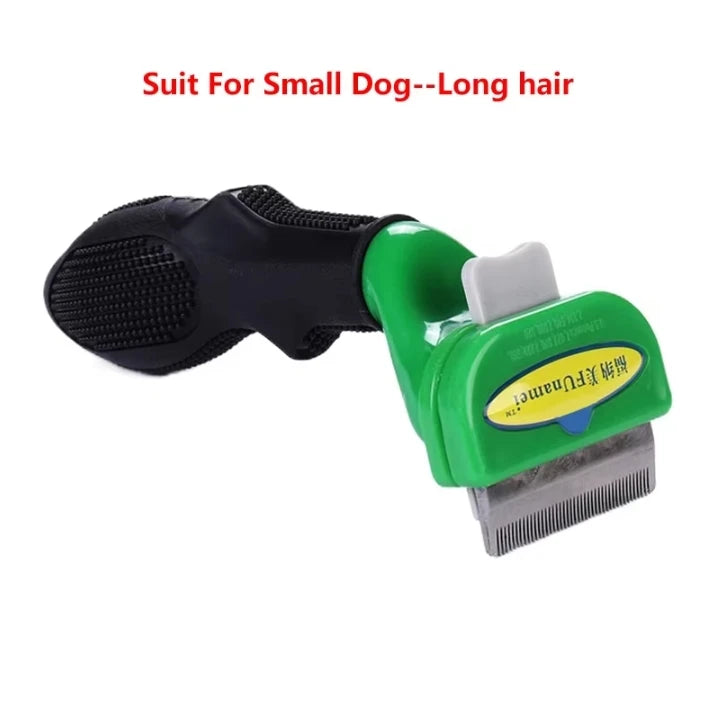 Pet Hair Removal Comb – Anti-Shedding Grooming Brush for Cats & Dogs (Long & Short Hair)