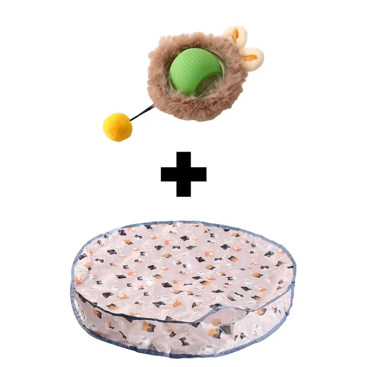 Interactive Slow Feeder Pet Bowl – Non-Slip Plastic Tableware for Dogs and Cats (Blue & Pink)