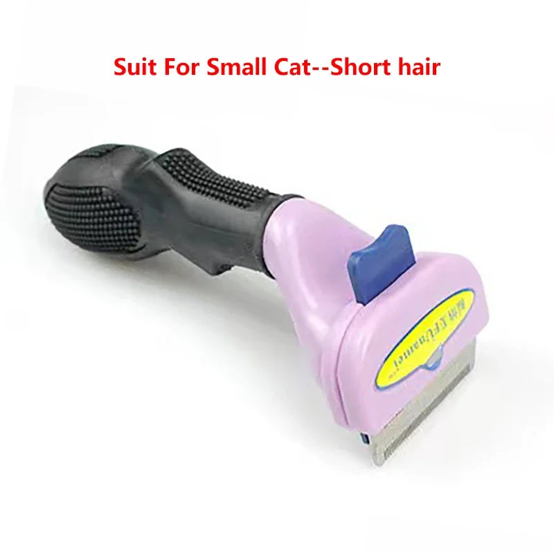 Pet Hair Removal Comb – Anti-Shedding Grooming Brush for Cats & Dogs (Long & Short Hair)